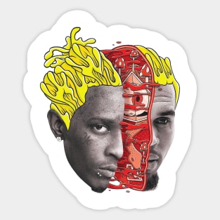 young off Sticker